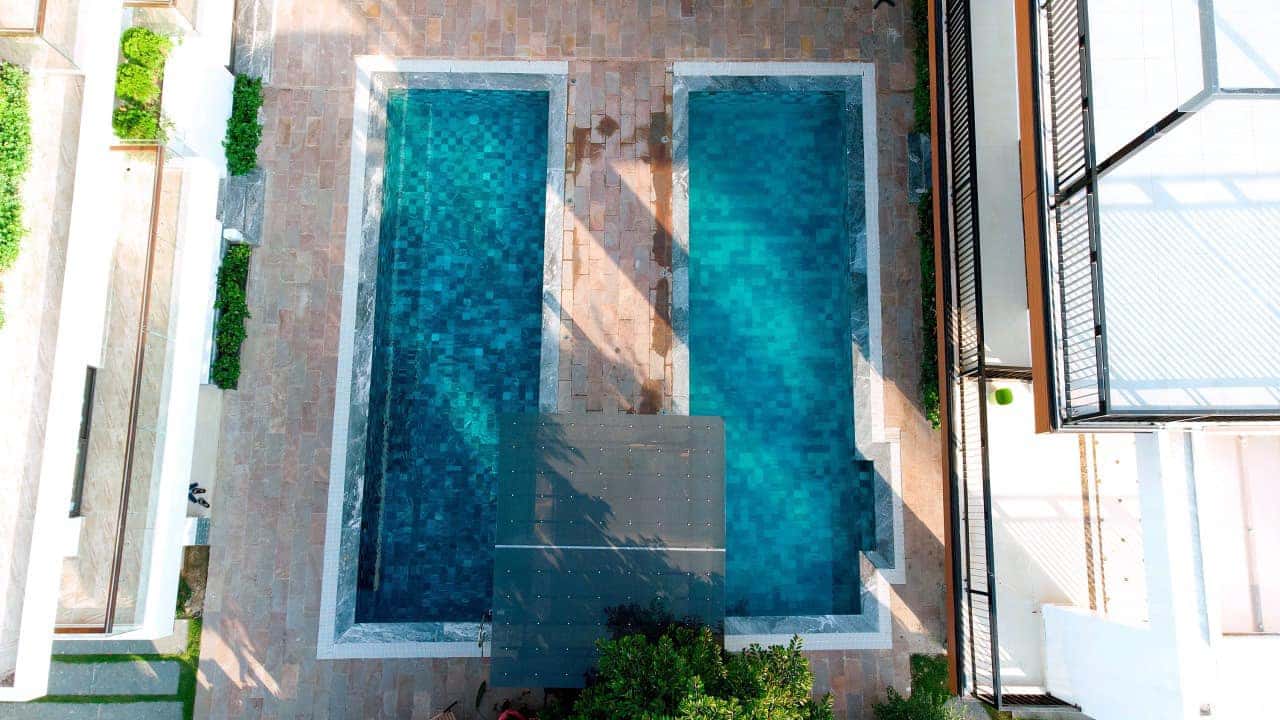 Bể bơi riêng 40m2
