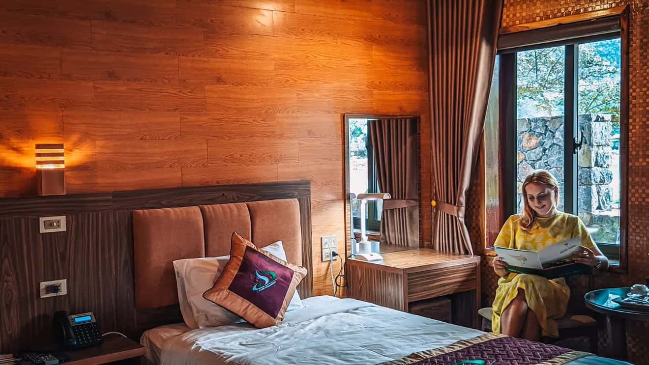 justfly thung nham resort phong deluxe twin ninh binh 