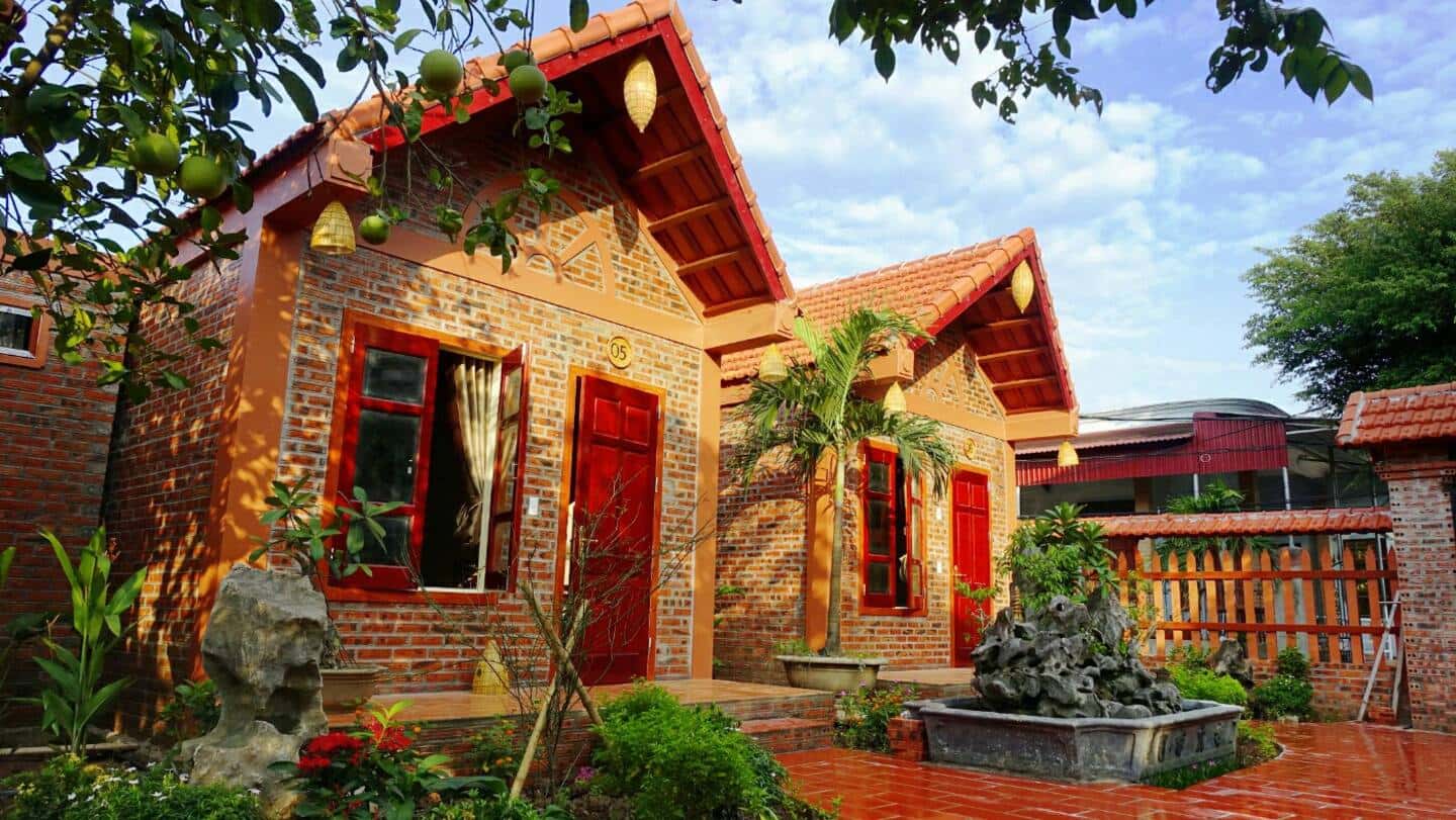 justfly trang an village homestay bungalow ninh binh