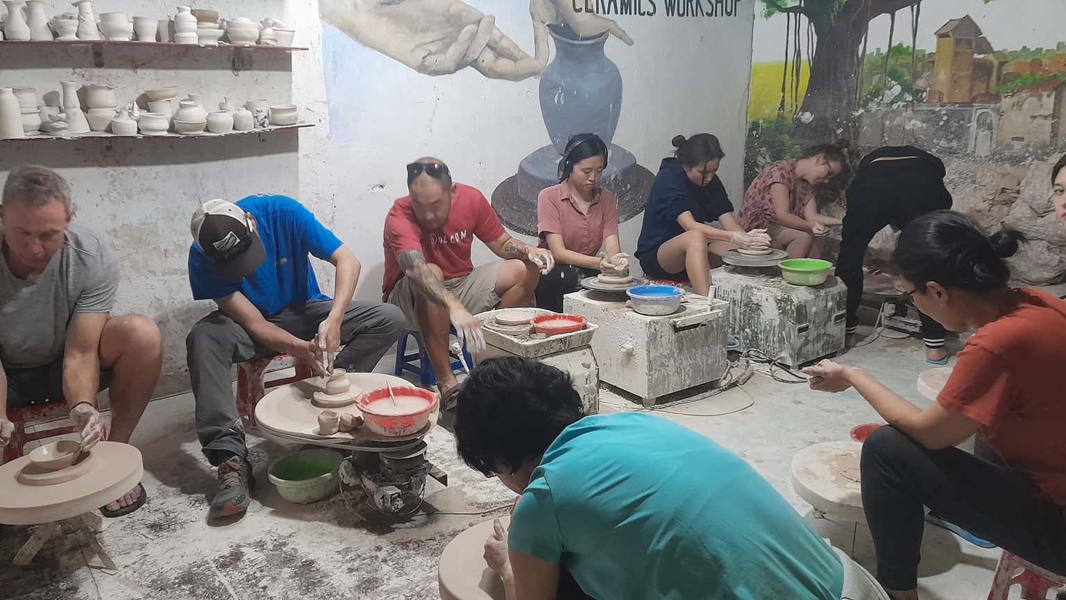bat trang pottery class in old quarter hanoi