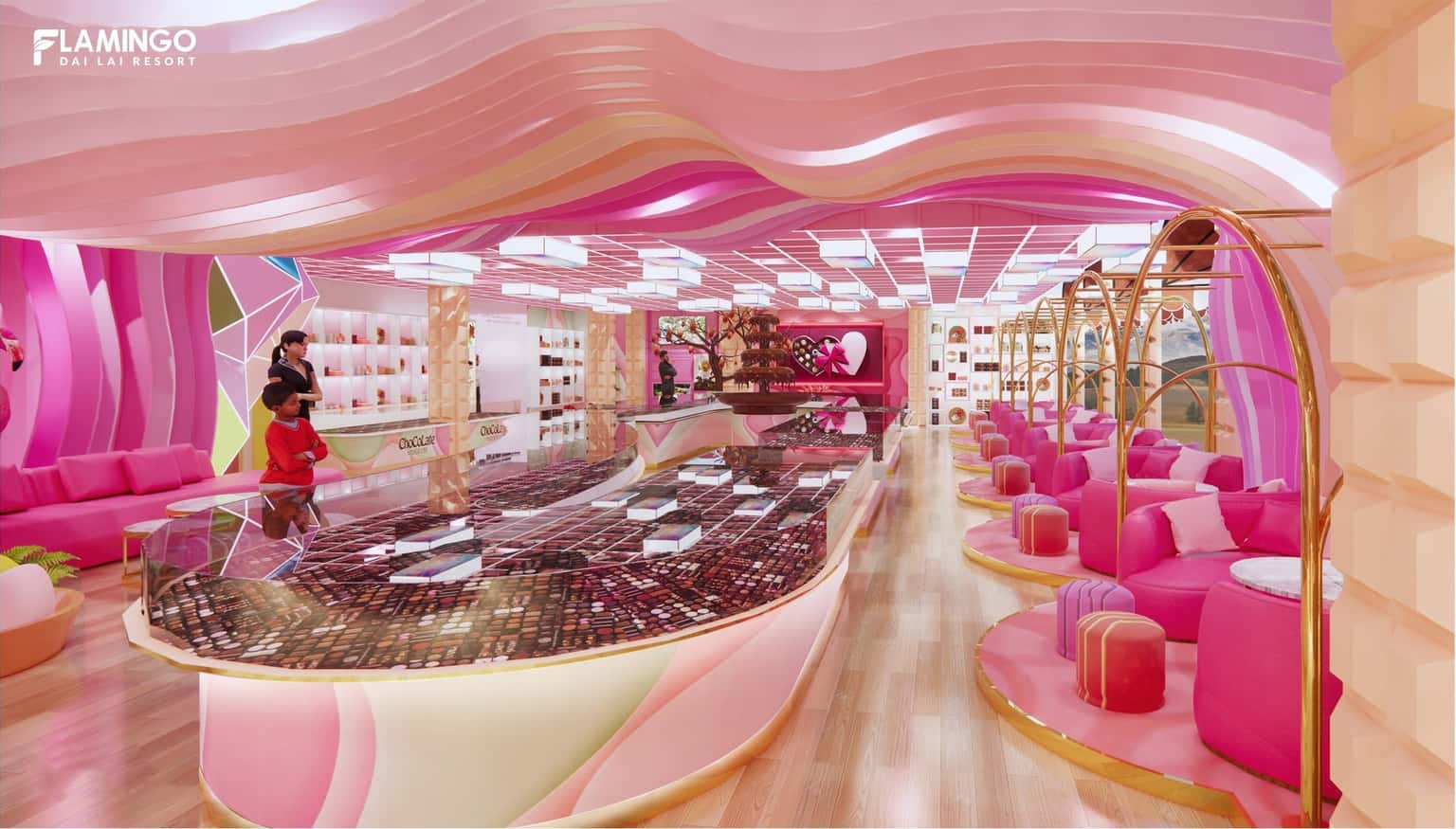 Pink Castle与Flamingo Đại Lải巧克力博物馆 — 照片 3