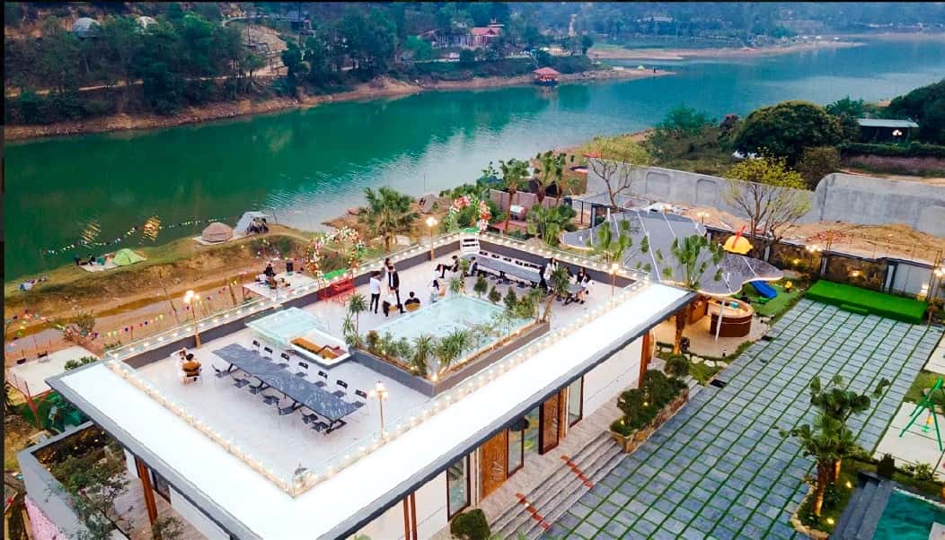 位于Sóc Sơn Đồng Đò湖的Đào Hoa Viên整区 — 照片 10