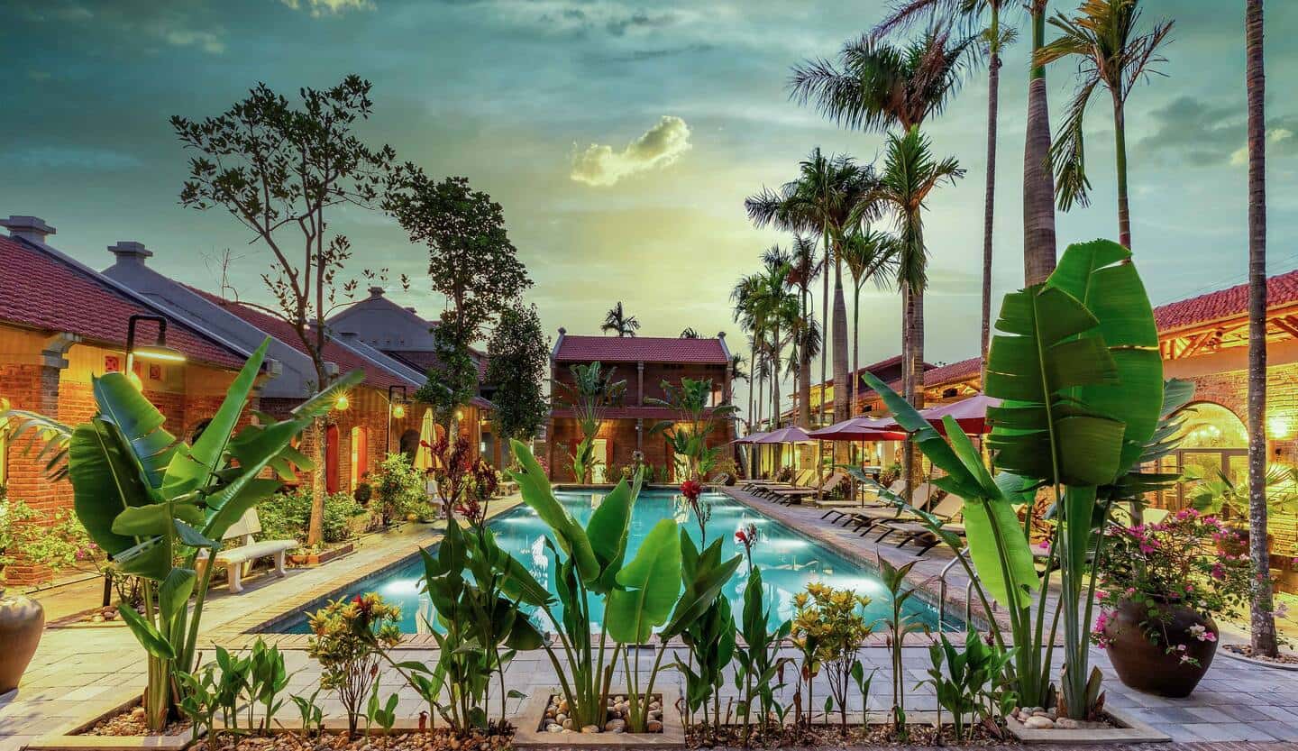 justfly tam coc banana bungalow ninh binh