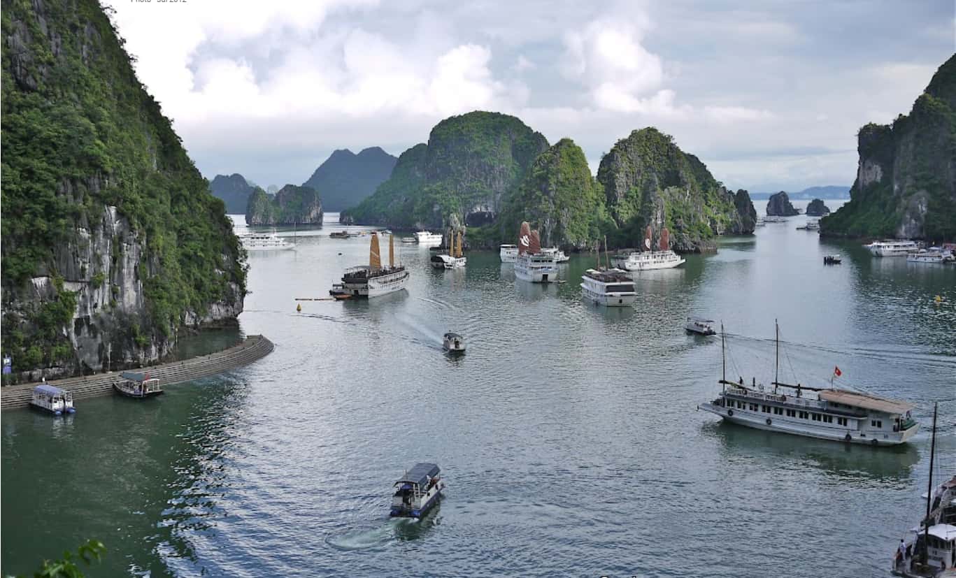 dao cap la dia điem du lich ha long
