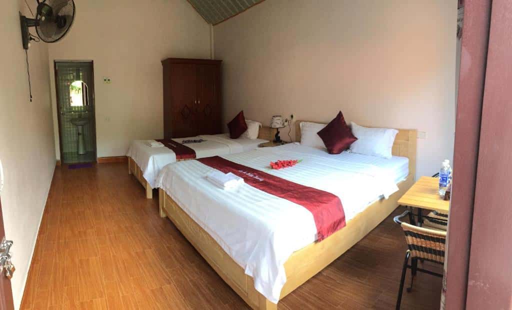 justfly bungalow twin tam coc westlake homestay ninh binh