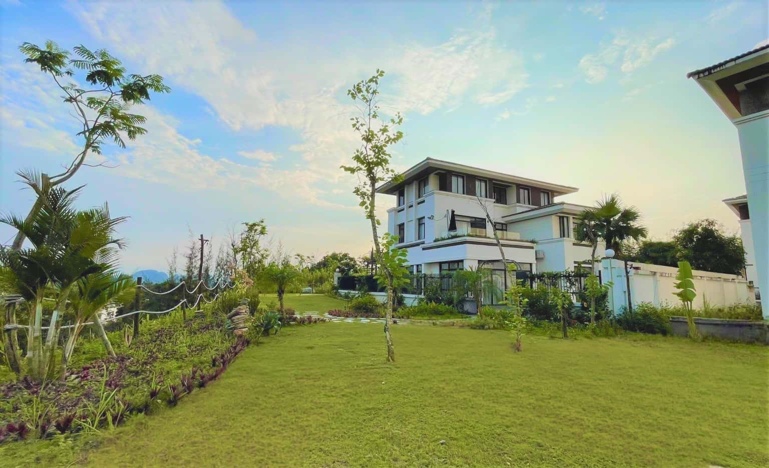 Spacious garden