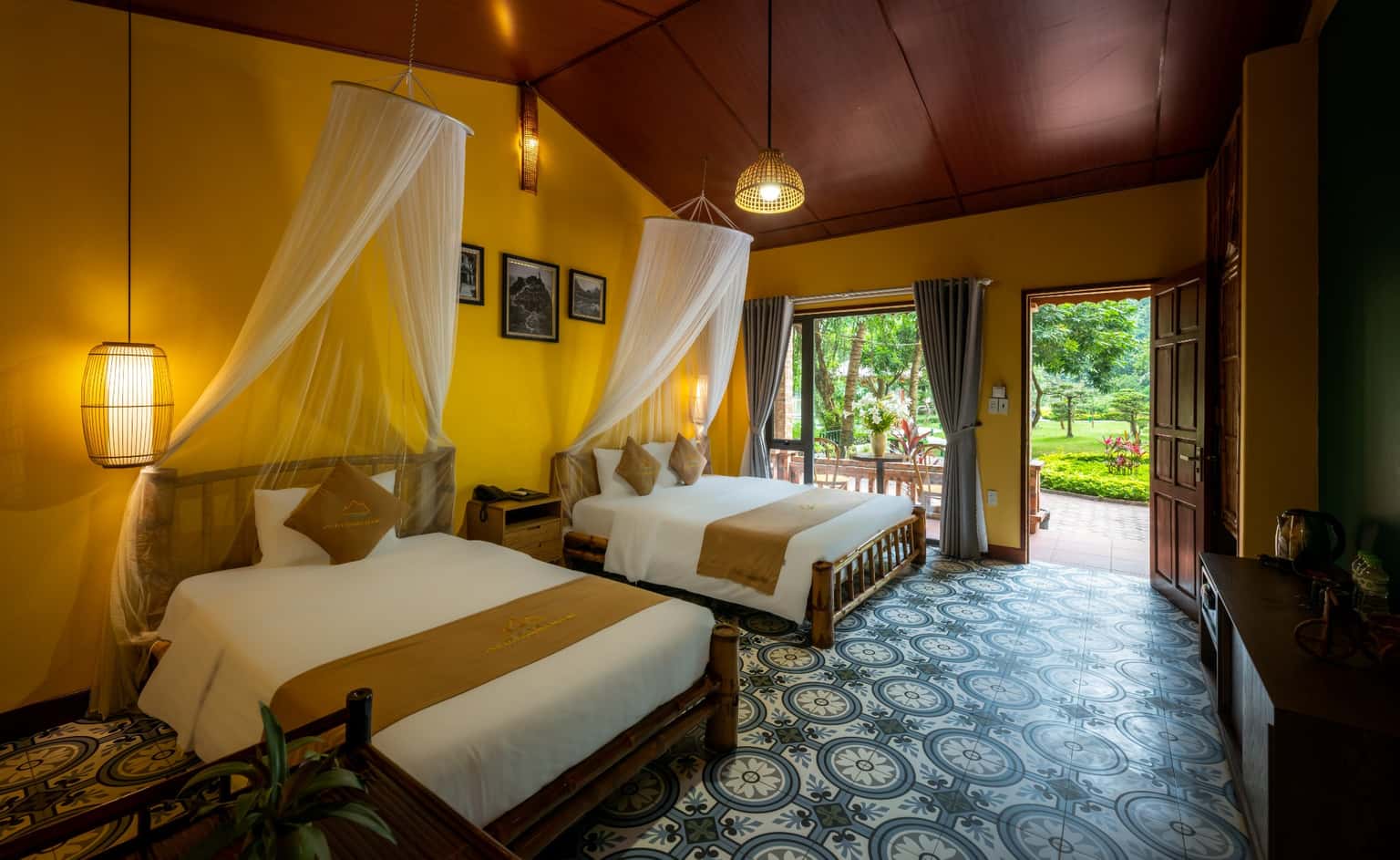 justfly ans eco garden deluxe garden view triple ninh binh 