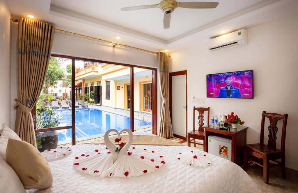 phong deluxe double view be boi lys homestay ninh binh