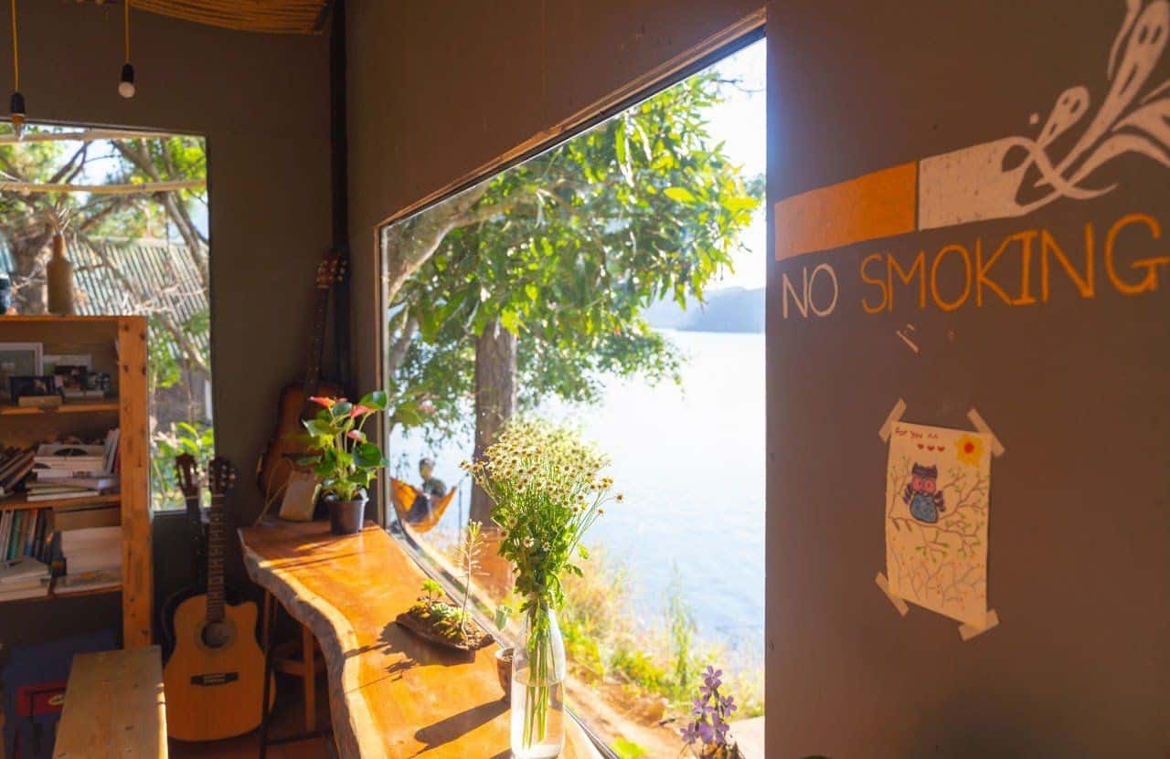 justfly khu cafe the lake house da lat